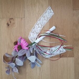 artificial flower girl bouquet